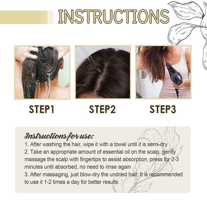 Natural Hair Growth Oil for Thicker, Stronger Hair by HitMyNeed