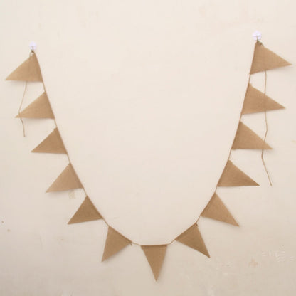 Natural Hanging Burlap Banners 2.8m by HitMyNeed