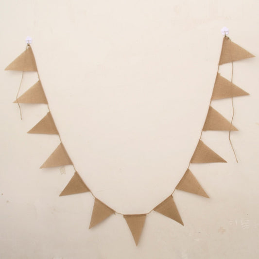 Natural Hanging Burlap Banners 2.8m by HitMyNeed