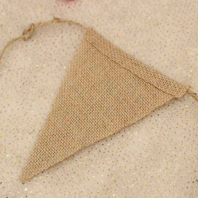 Natural Hanging Burlap Banners 2.8m by HitMyNeed