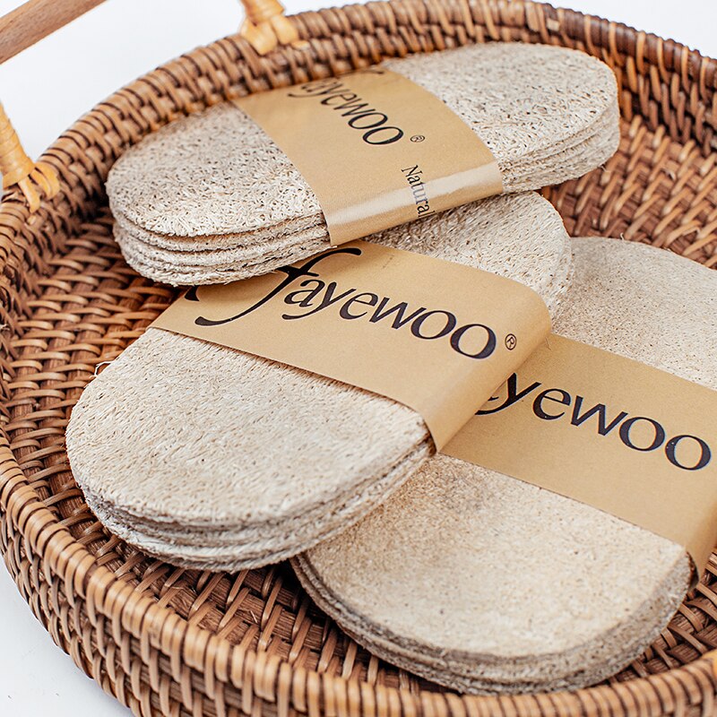 Natural Loofah Dish Sponges Set of 5 by HitMyNeed