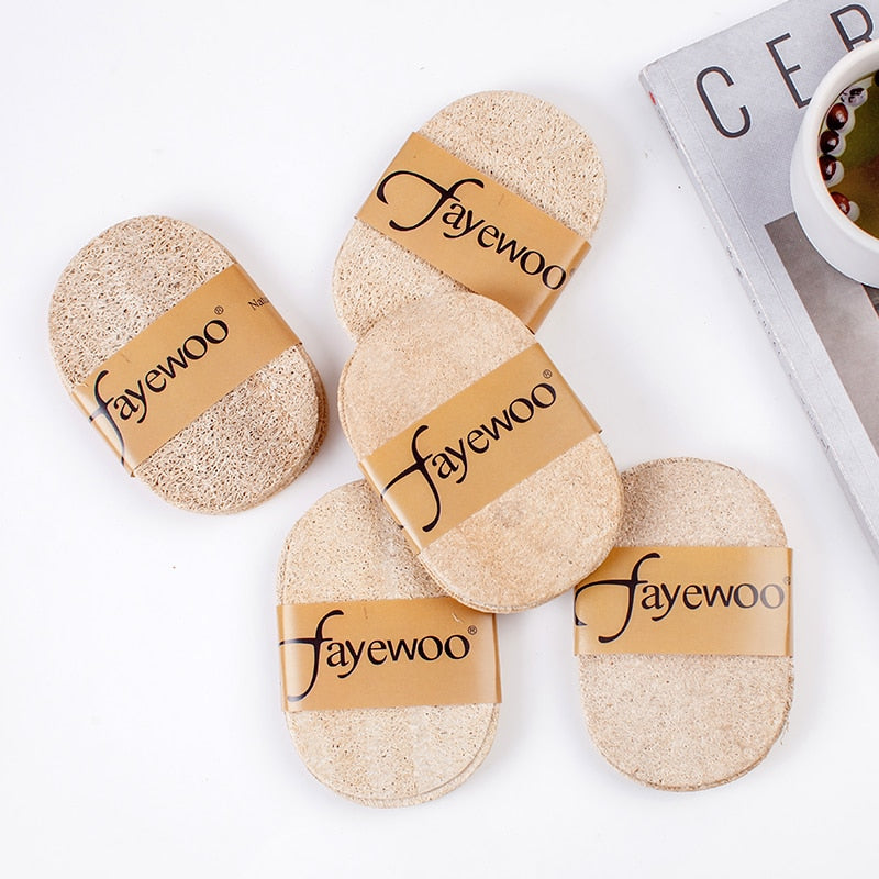 Natural Loofah Dish Sponges Set of 5 by HitMyNeed
