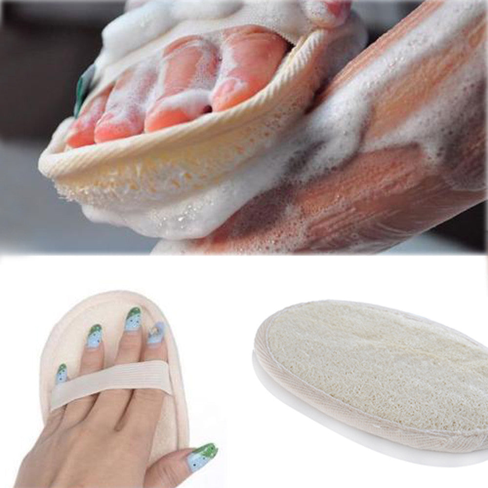 Natural Loofah Shower Scrubber Bath Sponge by HitMyNeed
