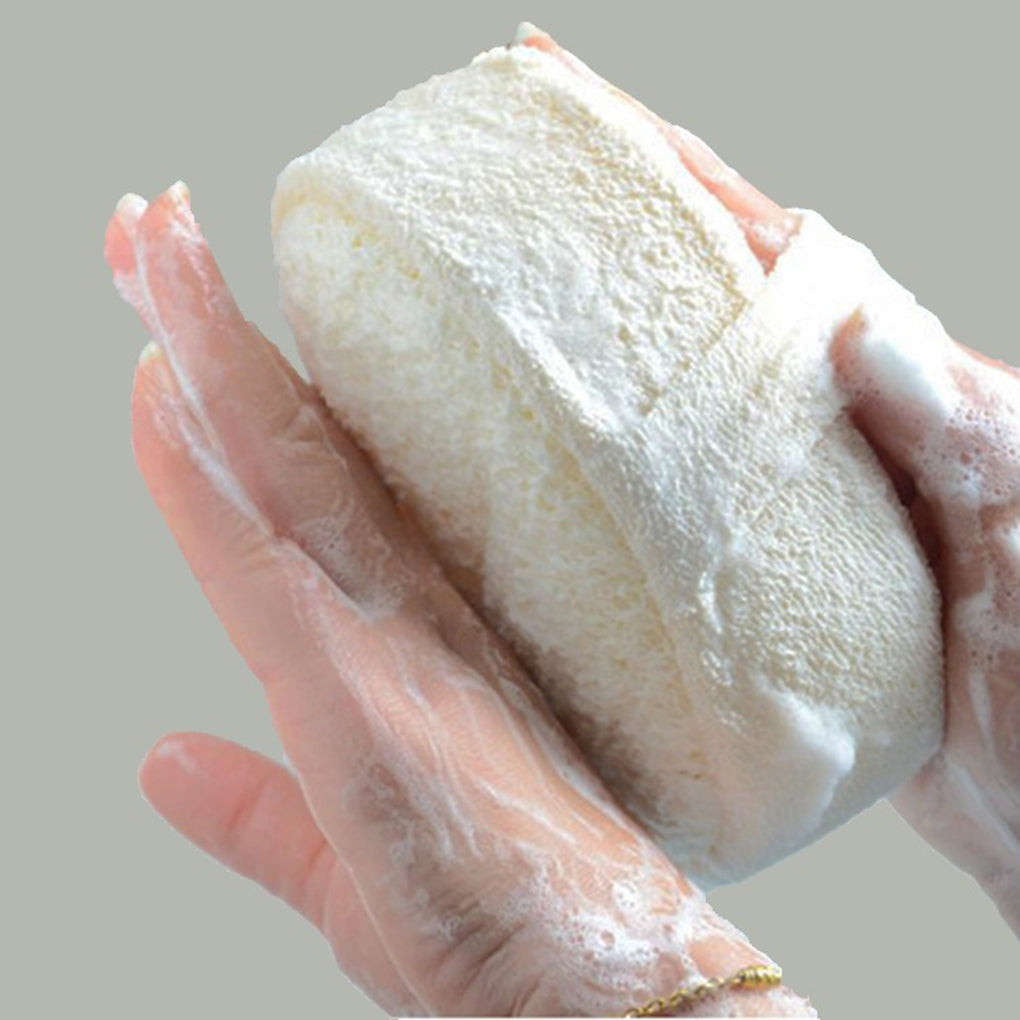 Natural Loofah Sponge Shower Body Brush by HitMyNeed