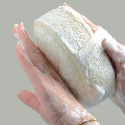 Natural Loofah Sponge Shower Body Brush by HitMyNeed