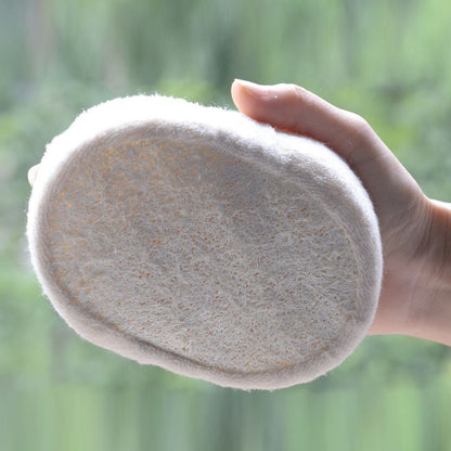 Natural Loofah Sponge Shower Body Brush by HitMyNeed