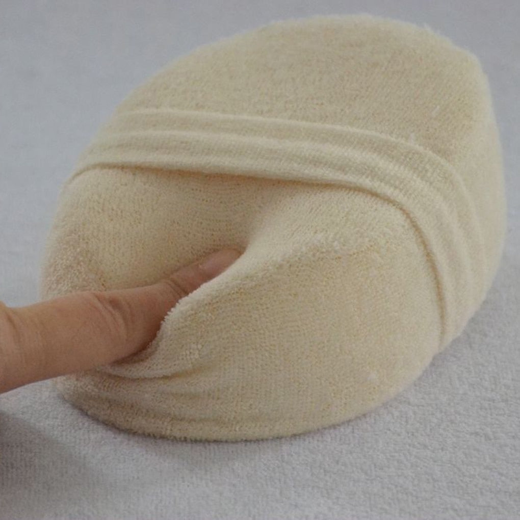 Natural Loofah Sponge Shower Body Brush by HitMyNeed