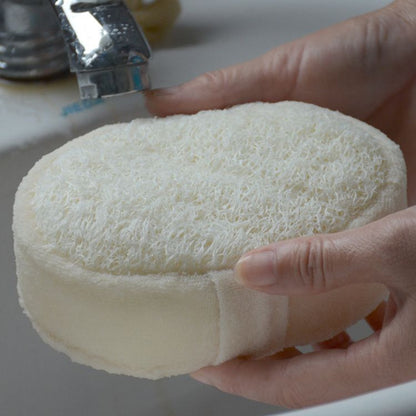 Natural Loofah Sponge Shower Body Brush by HitMyNeed
