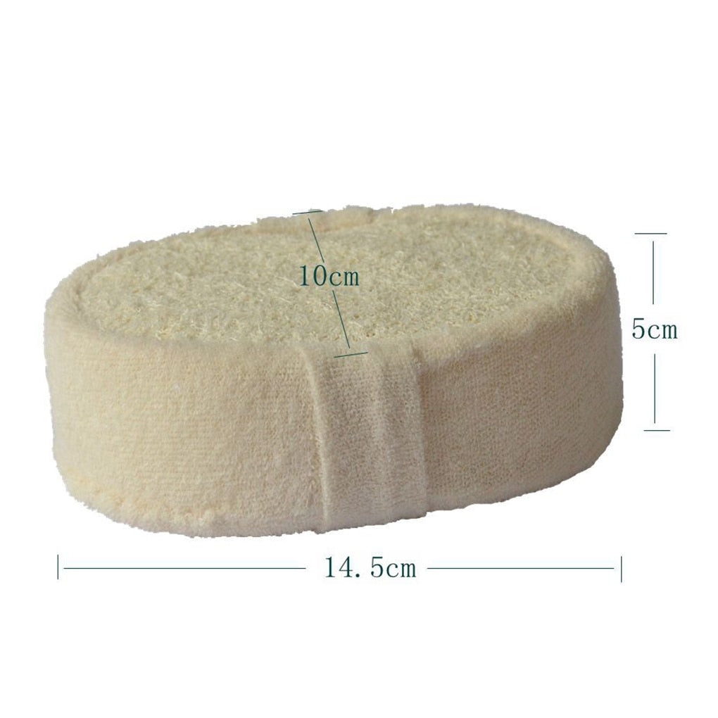 Natural Loofah Sponge Shower Body Brush by HitMyNeed