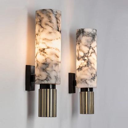 Natural Marble LED Wall Lamp for Living Room & Bedroom warm-white-2700-3500k by HitMyNeed
