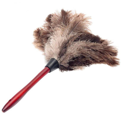 Natural Ostrich Feather Duster with Wooden Handle by HitMyNeed