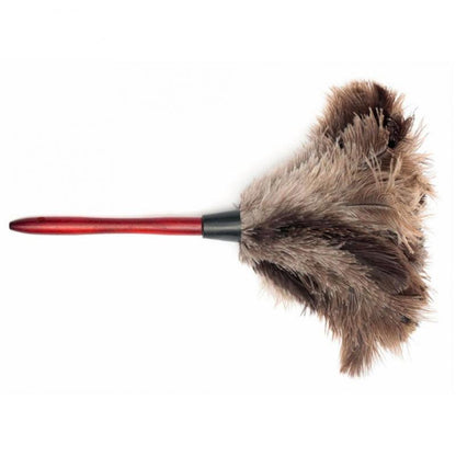 Natural Ostrich Feather Duster with Wooden Handle by HitMyNeed