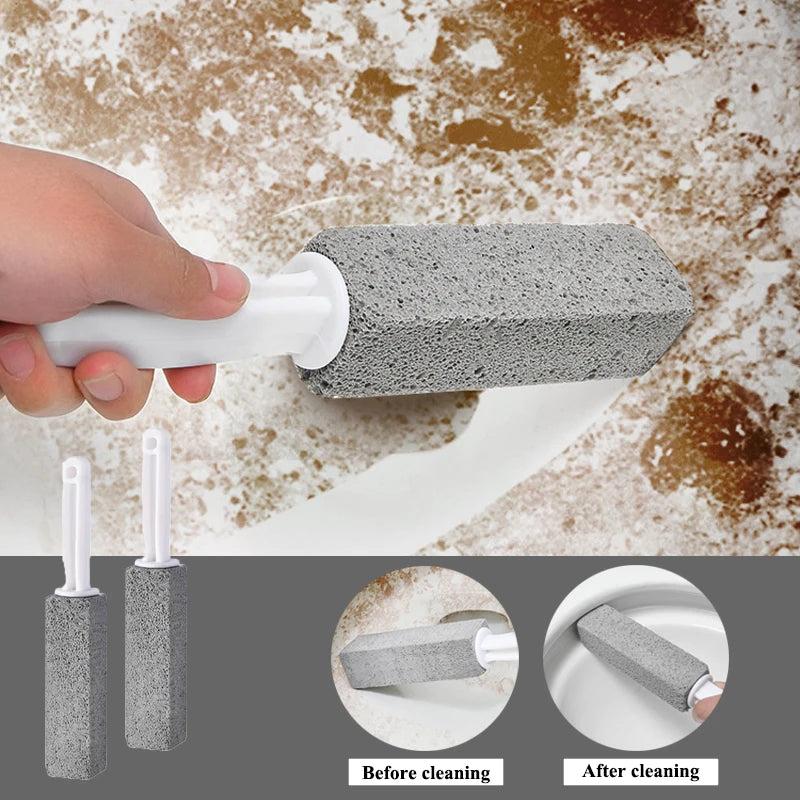 Natural Pumice Stone Toilet Bowl Cleaner with Handle by HitMyNeed
