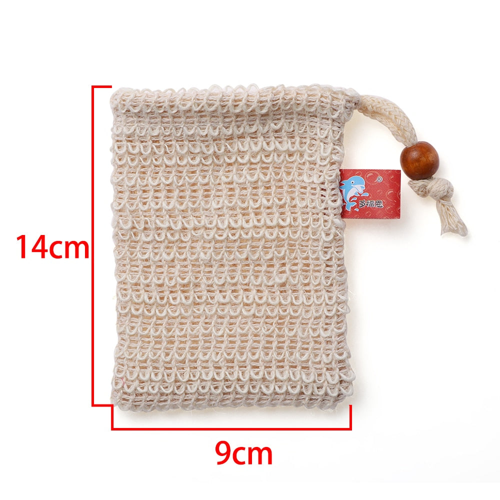 Natural Ramie Soap Bag Exfoliating Pouch by HitMyNeed