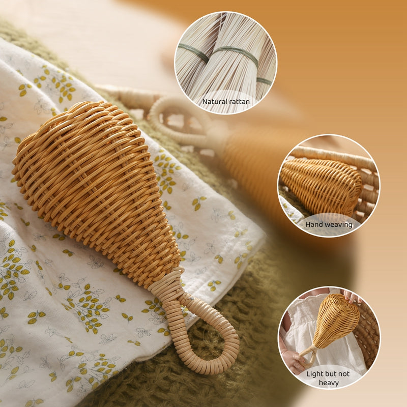 Natural Rattan Baby Rattle Toy by HitMyNeed