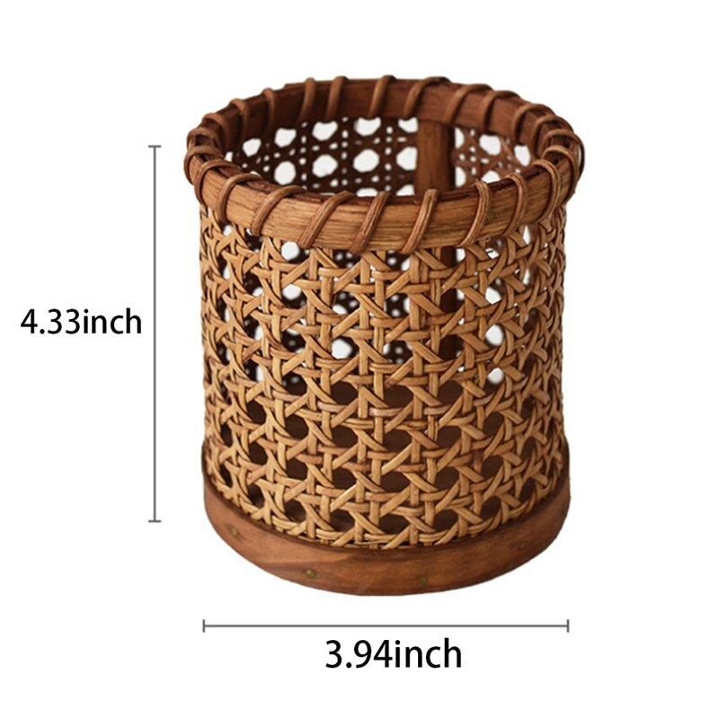 Natural Rattan Pen Holders Set of 2 by HitMyNeed