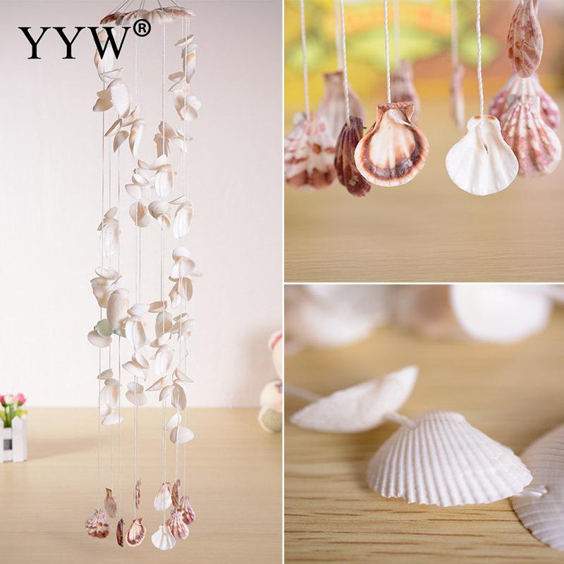 Natural Seashell Wind Chimes Home Ornament by HitMyNeed