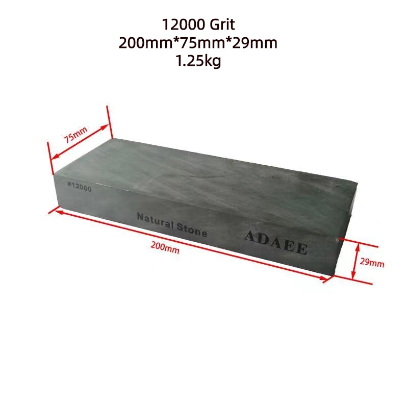 Natural Whetstone Knife Sharpening Stone 12000 Grit by HitMyNeed