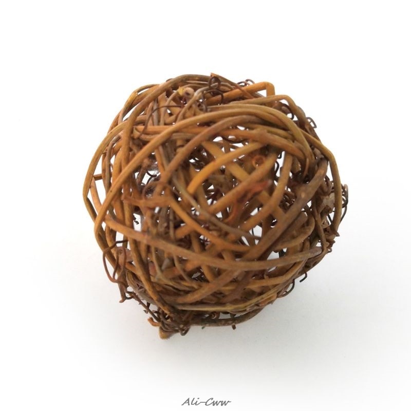 Natural Willow Chew Balls for Rabbits (4-Pack) by HitMyNeed