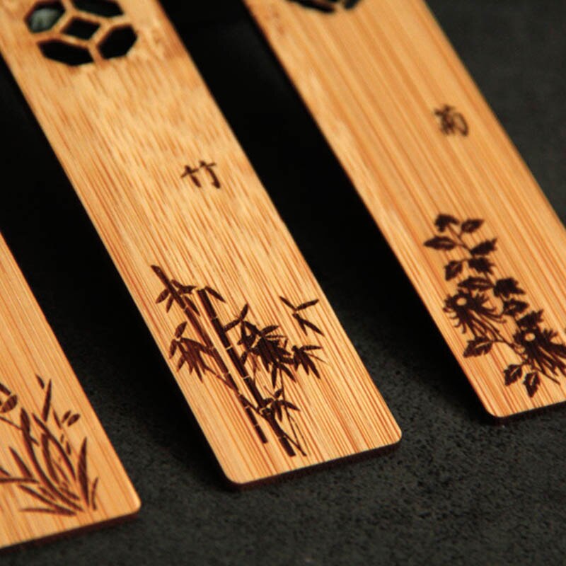 Natural Wooden Bookmark with Tassel by HitMyNeed