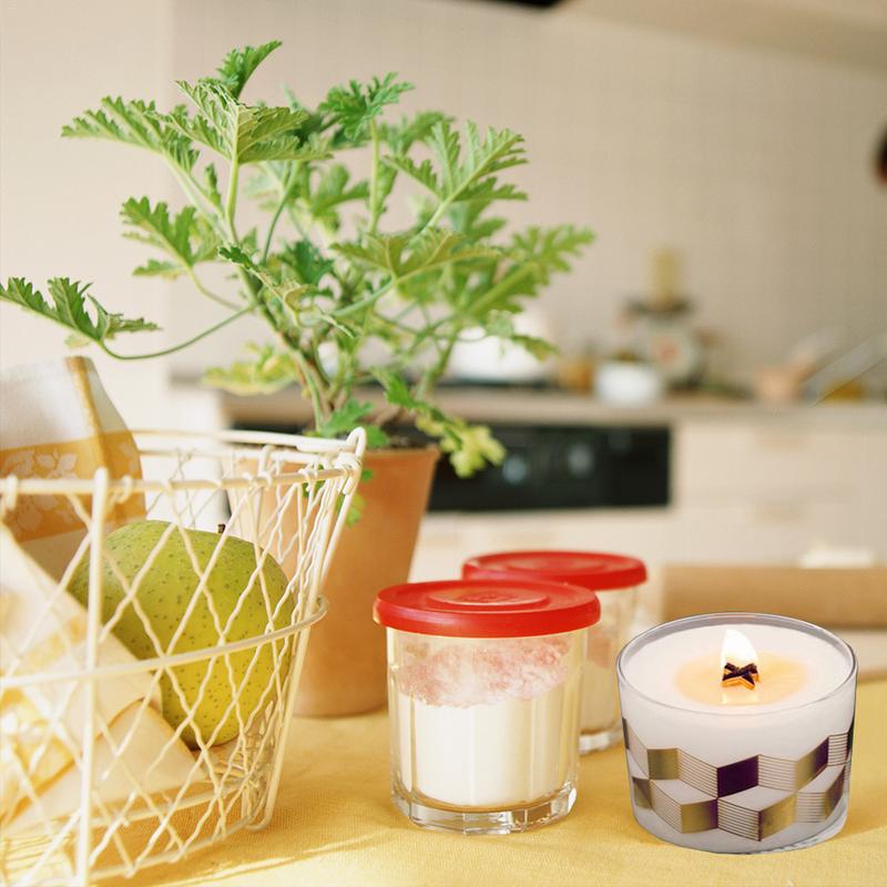 Natural Wooden Candle Wicks with Bases (50 Pack) by HitMyNeed
