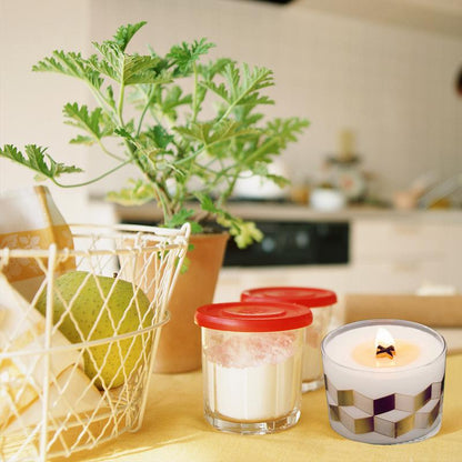 Natural Wooden Candle Wicks with Bases (50 Pack) by HitMyNeed
