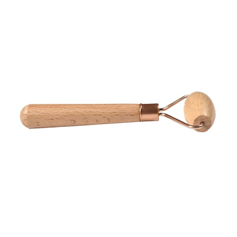 Natural Wooden Face Roller for Facial Massage by HitMyNeed