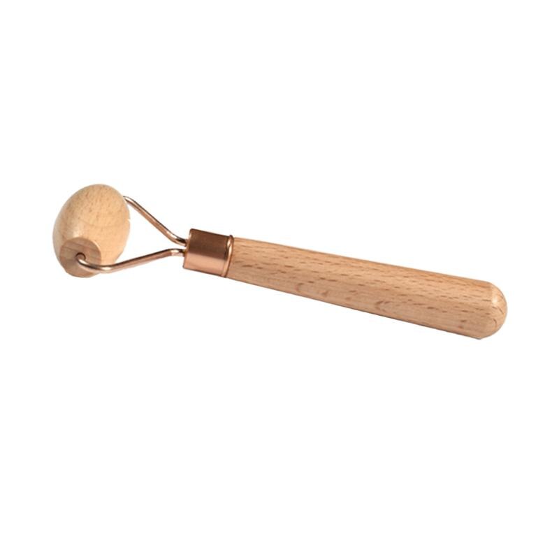 Natural Wooden Face Roller for Facial Massage by HitMyNeed