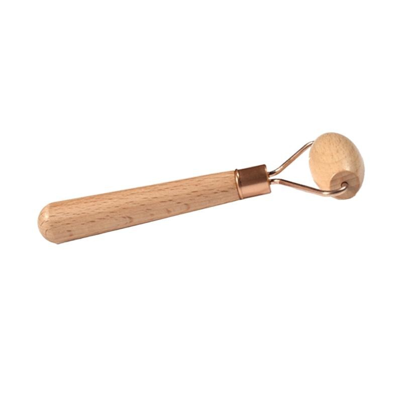 Natural Wooden Face Roller for Facial Massage by HitMyNeed