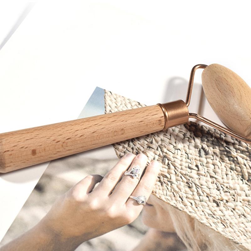 Natural Wooden Face Roller for Facial Massage by HitMyNeed