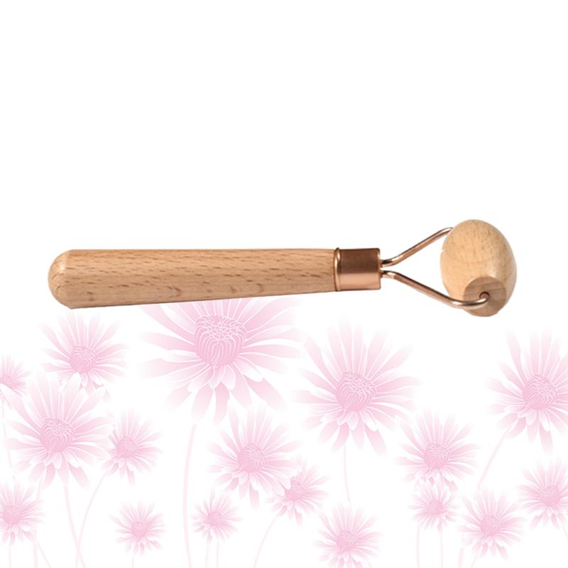 Natural Wooden Face Roller for Facial Massage by HitMyNeed