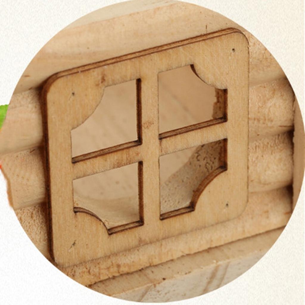 Natural Wooden Hamster Hideout House by HitMyNeed