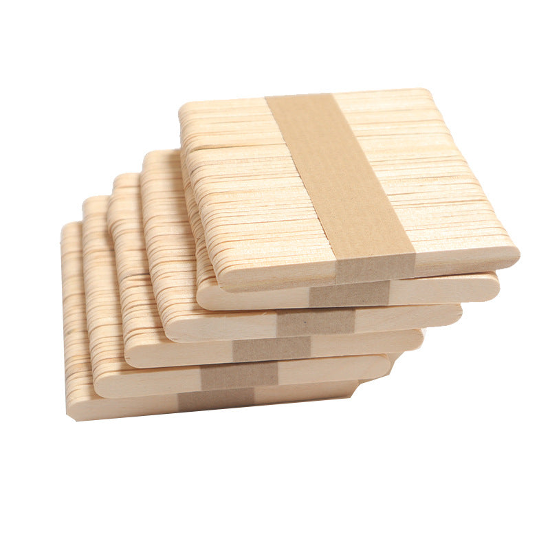 Natural Wooden Popsicle Sticks (50 Pack) by HitMyNeed