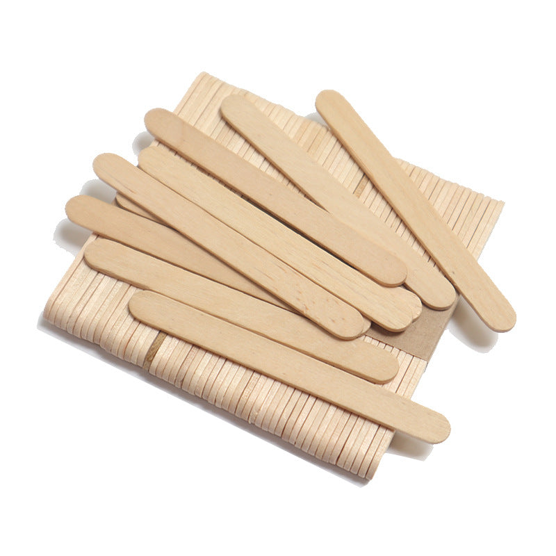 Natural Wooden Popsicle Sticks (50 Pack) by HitMyNeed