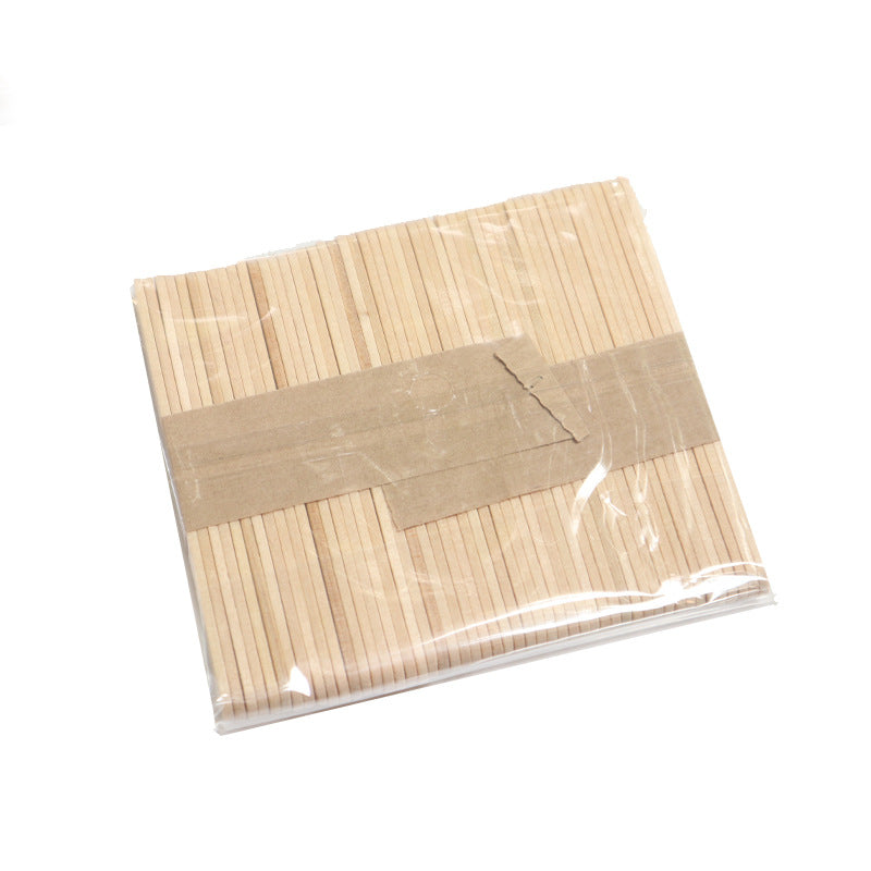 Natural Wooden Popsicle Sticks (50 Pack) by HitMyNeed