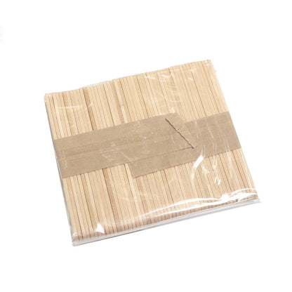 Natural Wooden Popsicle Sticks (50 Pack) by HitMyNeed
