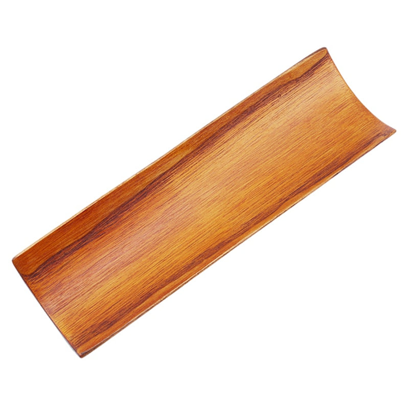 Natural Wooden Sushi Plate Tray 18 x 5.7 cm by HitMyNeed