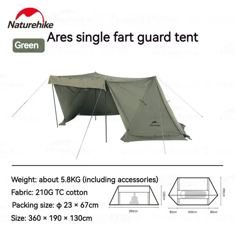 Naturehike Ares Cotton Chimney Single Shelter Tent by HitMyNeed