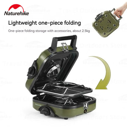 Naturehike Phantom Double Fire Folding Gas Stove by HitMyNeed