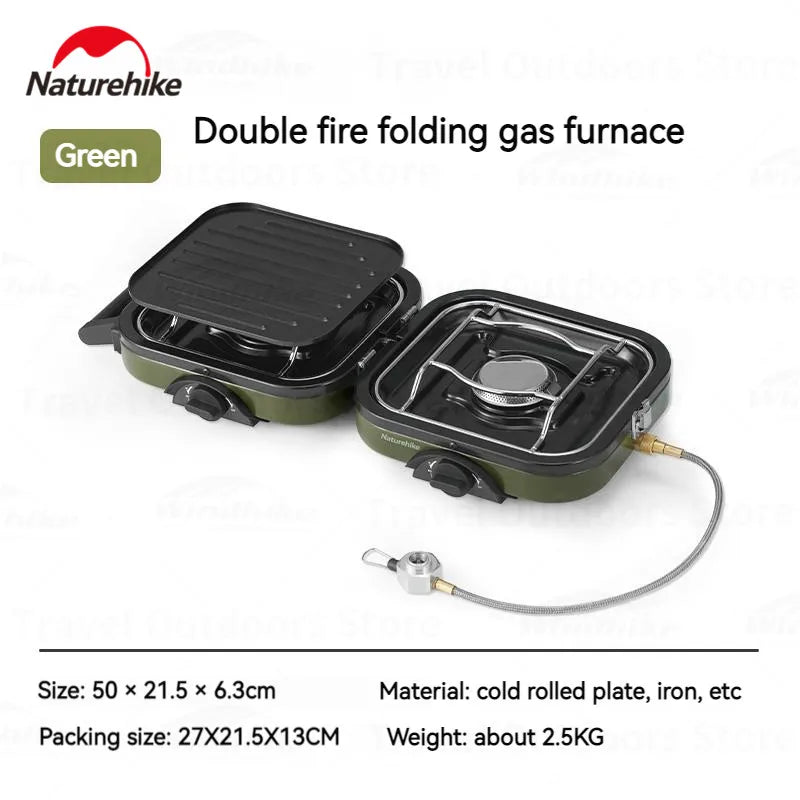 Naturehike Phantom Double Fire Folding Gas Stove by HitMyNeed