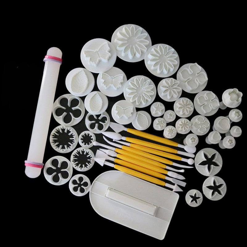 Naturesque Cake Decorating Mold Set, 46 Pieces by HitMyNeed