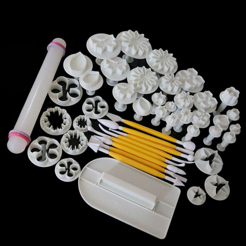 Naturesque Cake Decorating Mold Set, 46 Pieces by HitMyNeed