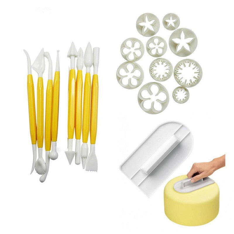 Naturesque Cake Decorating Mold Set, 46 Pieces by HitMyNeed