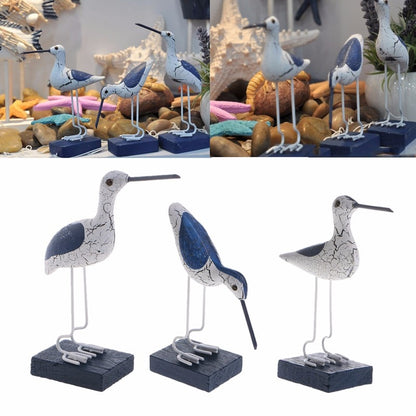 Nautical Decorative Wooden Birds Set of 3 by HitMyNeed