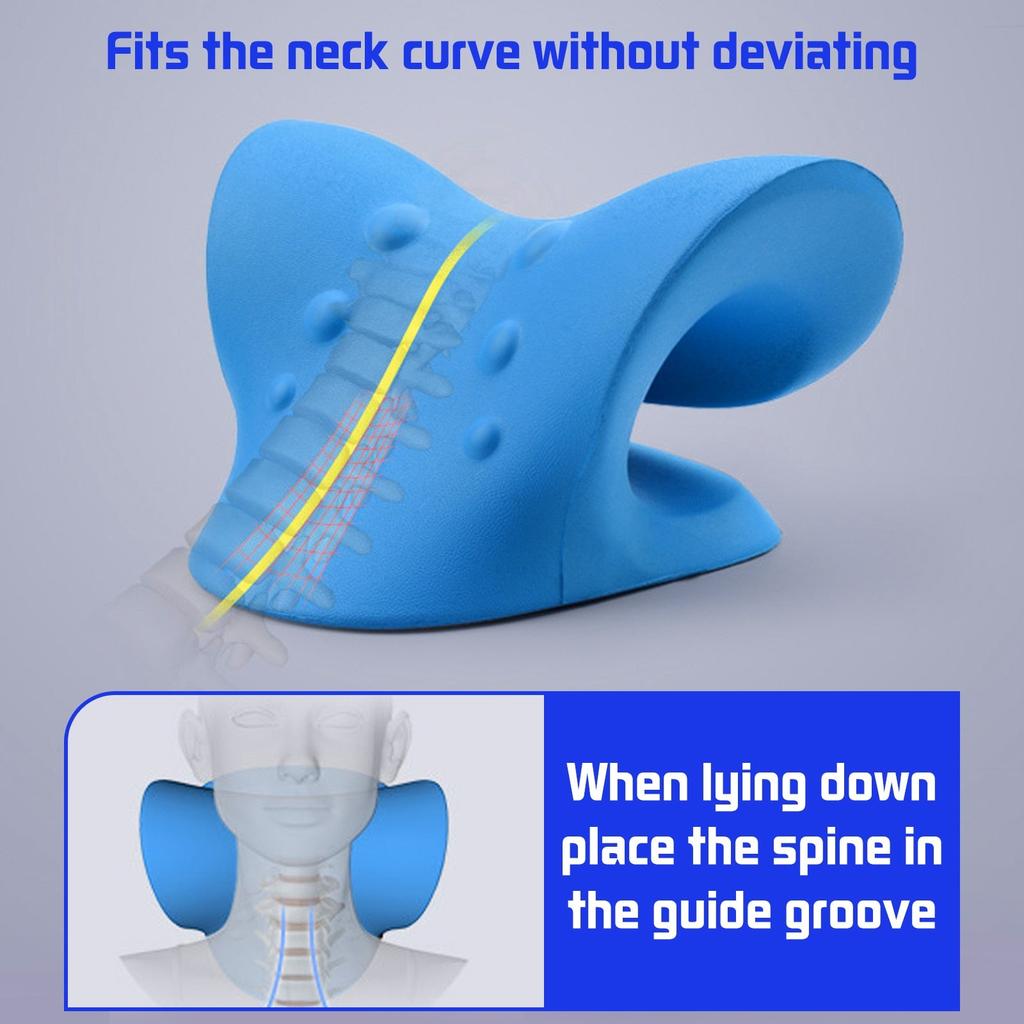 Neck and Shoulder Relaxer Chiropractic Pillow by HitMyNeed