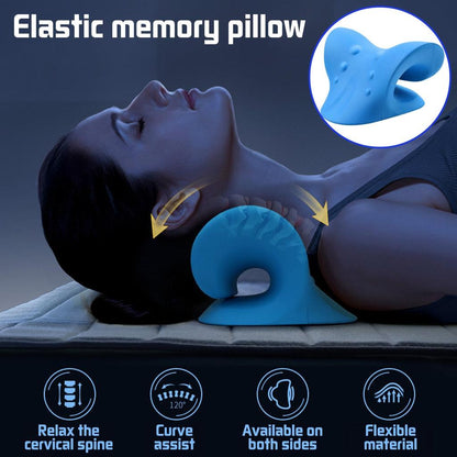 Neck and Shoulder Relaxer Chiropractic Pillow by HitMyNeed