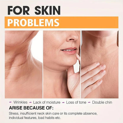 Neck Firming Cream with Retinol for Double Chin & Lines by HitMyNeed