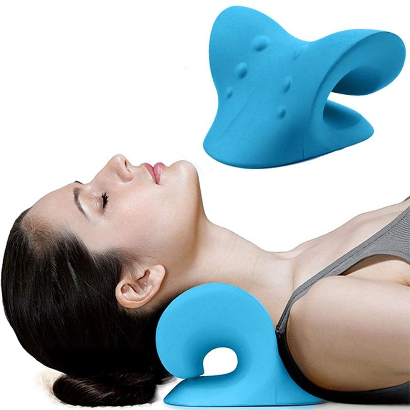 Neck & Shoulder Cervical Traction Relaxer Pillow by HitMyNeed
