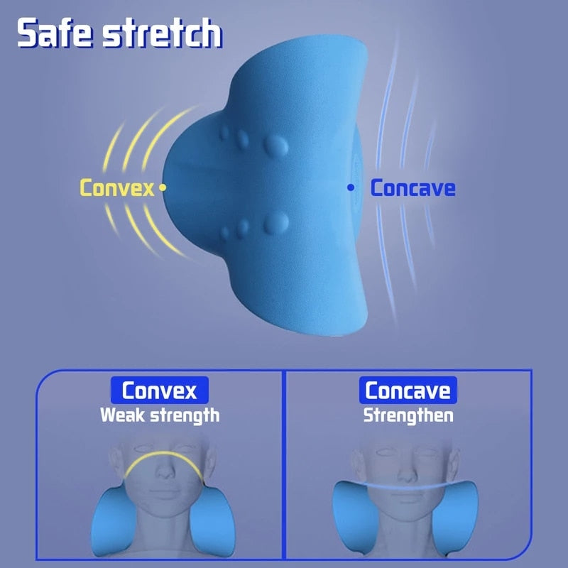 Neck & Shoulder Cervical Traction Relaxer Pillow by HitMyNeed