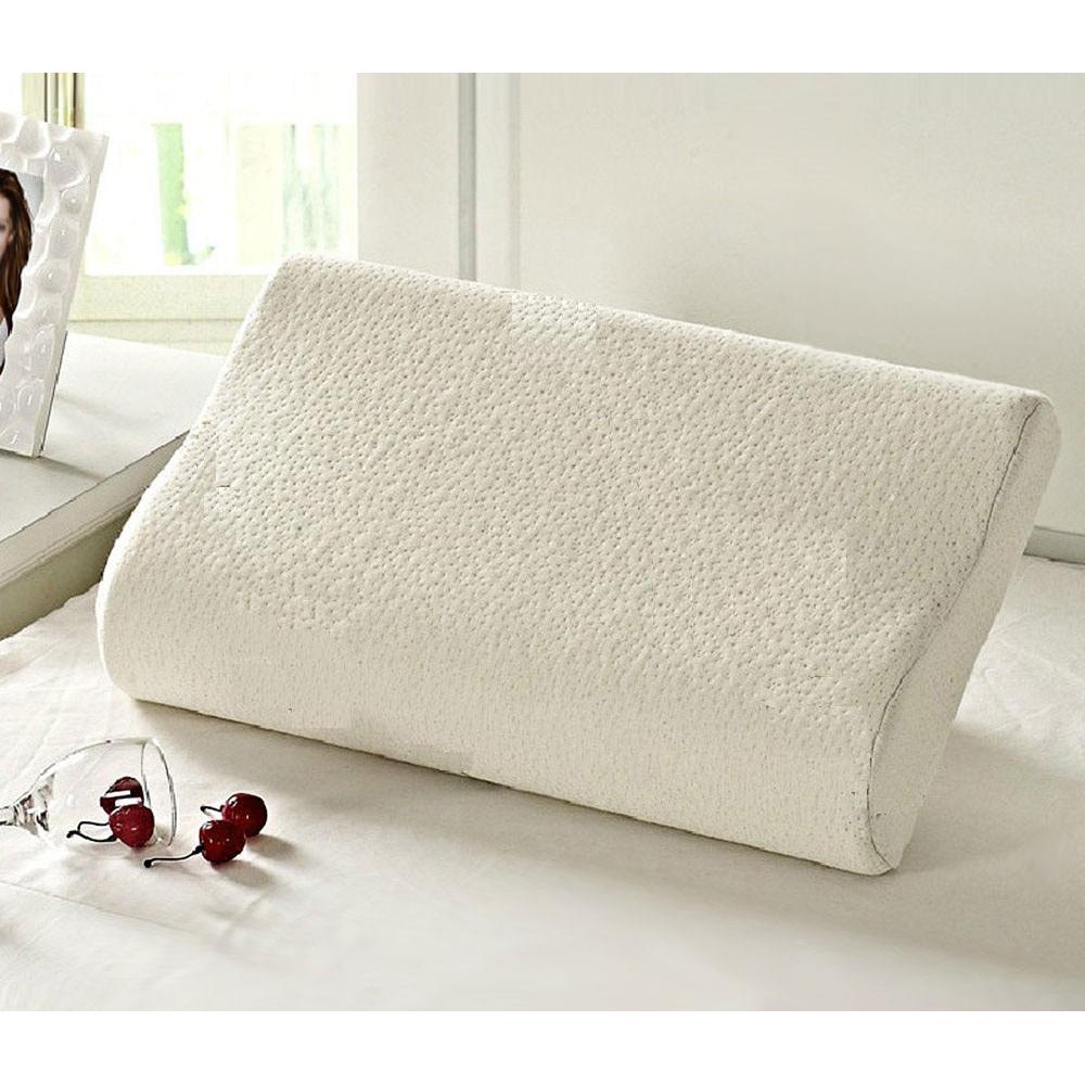 Neck Support Memory Foam Pillow with Bamboo Cover by HitMyNeed
